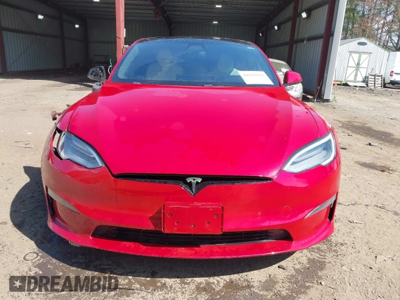 2021 Tesla Model S Long Range z VIN 5YJSA1E51MF436329, wystawiony jako IAAI lot #41918018 z przebiegiem 44 029 mil mil oraz . Historia ofert i sprzedaży dostępna na DreamBid. Obrazek 12.