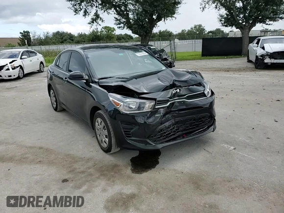 2022 Kia Rio LX with VIN 3KPA24AD0NE487884, listed as a Copart auction lot 72513084 with 48,124 mi miles and Non Repairable. Bid and sale history available at DreamBid. Image 11.