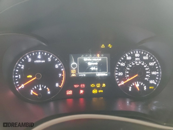 2017 Kia Optima SX Limited with VIN 5XXGV4L20HG129824, listed as a Copart auction lot 43150685 with 130,584 mi miles and Salvage Title. Bid and sale history available at carsss.com. Image 9.