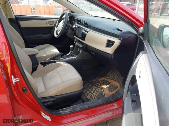 2016 Toyota Corolla L with VIN 5YFBURHE5GP536606, listed as a IAAI auction lot 41699463 with 185,938 mi miles. Bid and sale history available at carsss.com. Image 5.