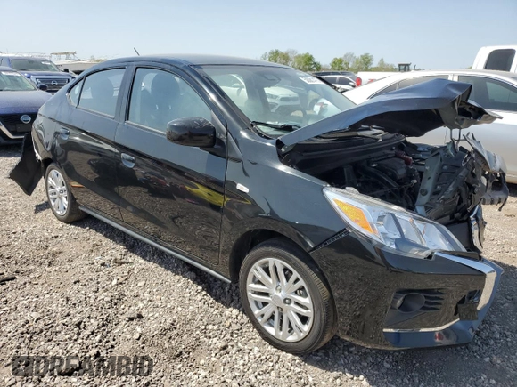 2023 Mitsubishi Mirage ES z VIN ML32FUFJ0PHF05827, wystawiony jako Copart lot #50081475 z przebiegiem 71 445 mil mil oraz Szkoda całkowita • Salvage title. Historia ofert i sprzedaży dostępna na DreamBid. Obrazek 4.