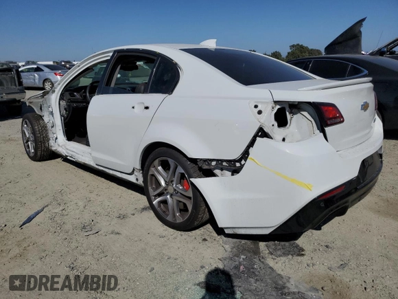 2017 Chevrolet SS z VIN 6G3F15RW5HL301968, wystawiony jako Copart lot #72216514 z przebiegiem 34 596 mil mil oraz Szkoda całkowita • Salvage title. Historia ofert i sprzedaży dostępna na DreamBid. Obrazek 2.