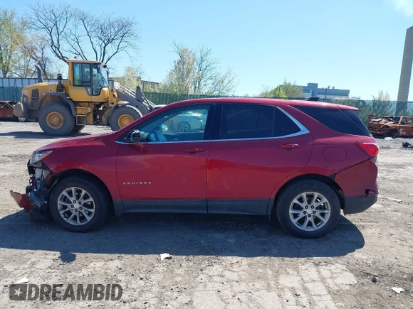 2018 Chevrolet Equinox LT with VIN 3GNAXSEV3JS511879, listed as a IAAI auction lot 42001009 with 184,169 mi miles. Bid and sale history available at carsss.com. Image 15.