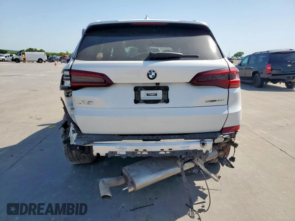 2022 BMW X5 sDrive40i with VIN 5UXCR4C01N9J66048, listed as a Copart auction lot 52227615 with Not Provided miles and Salvage Title. Bid and sale history available at DreamBid. Image 6.
