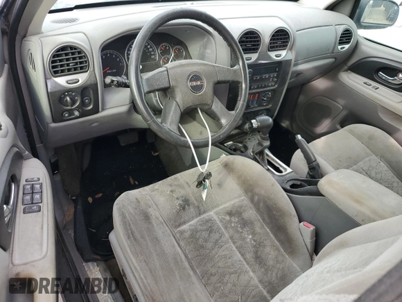 2005 GMC Envoy SLT with VIN 1GKDS13S352184347, listed as a Copart auction lot 75212934 with 0 mi miles and Non Repairable. Bid and sale history available at carsss.com. Image 8.