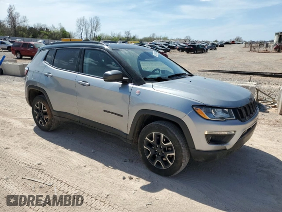 2019 Jeep Compass Trailhawk with VIN 3C4NJDDB2KT739673, listed as a Copart auction lot 50706385 with 106,987 mi miles and Non Repairable. Bid and sale history available at DreamBid. Image 4.