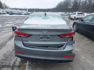 2017 Hyundai Elantra SE with VIN KMHD74LFXHU095512, listed as a IAAI auction lot 41627746 with 206,868 mi miles. Bid and sale history available at carsss.com. Image 16.