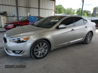 2014 Kia Cadenza Premium with VIN KNALN4D77E5123640, listed as a Copart auction lot 58885004 with 152,915 mi miles and Salvage Title. Bid and sale history available at carsss.com. Image 1.