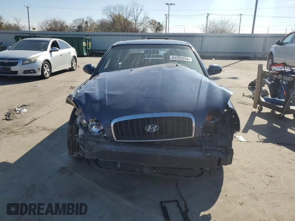 2003 Hyundai Sonata GLS with VIN KMHWF35H43A884186, listed as a Copart auction lot 84385254 with 82,160 mi miles and Salvage Title. Bid and sale history available at carsss.com. Image 5.