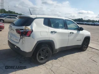 2018 Jeep Compass Sport с VIN 3C4NJCAB3JT123431, выставлен на аукционе Copart как лот 58603935 с пробегом 128 109 миль миль и Списание • Salvage title. История ставок и продаж доступна на DreamBid. Изображение 3.