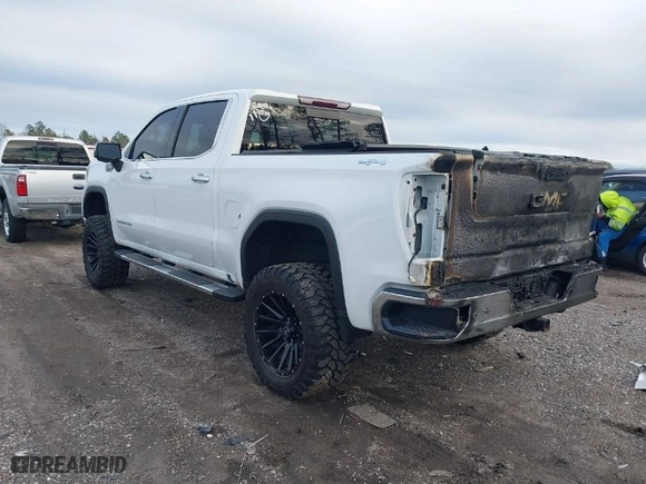 2019 GMC Sierra 1500 SLT with VIN 1GTU9DEDXKZ142784, listed as a IAAI auction lot 41405713 with 85,414 mi miles. Bid and sale history available at carsss.com. Image 3.