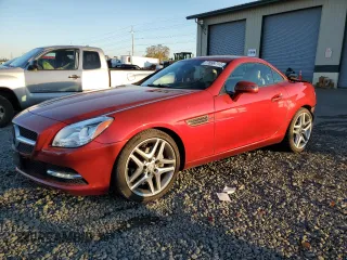 2015 Mercedes-Benz SLK-Class SLK 250 with VIN WDDPK4HA1FF106837, listed as a Copart auction lot 77699714 with 46,475 mi miles and Salvage Title. Bid and sale history available at carsss.com. Image 1.