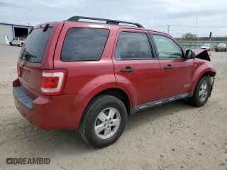 2008 Ford Escape XLT with VIN 1FMCU03188KE75283, listed as a Copart auction lot 51109655 with 0 mi miles and Salvage Title. Bid and sale history available at carsss.com. Image 3.