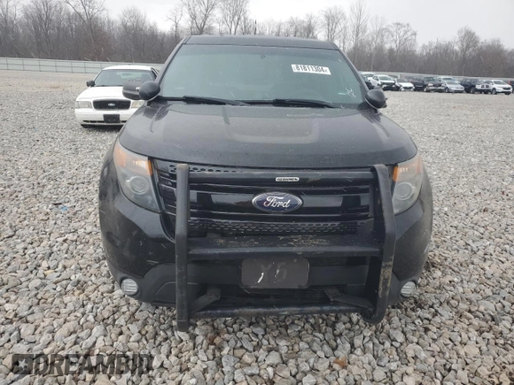2014 Ford Utility Police Interceptor with VIN 1FM5K8ARXEGA70806, listed as a Copart auction lot 81811304 with 137,051 mi miles and Clean Title. Bid and sale history available at carsss.com. Image 5.