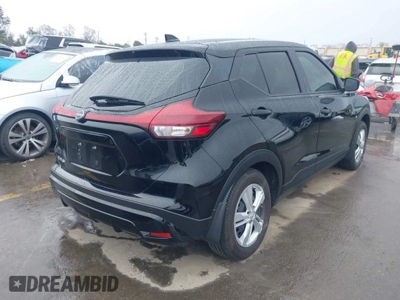2024 Nissan Kicks S with VIN 3N1CP5BV0RL521270, listed as a IAAI auction lot 41777881 with 12,077 mi miles and . Bid and sale history available at carsss.com. Image 4.