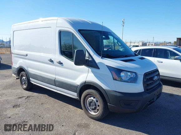 2020 Ford Transit Cargo with VIN 1FTBR1C8XLKA03938, listed as a IAAI auction lot 41818324 with 125,915 mi miles. Bid and sale history available at carsss.com. Image 1.