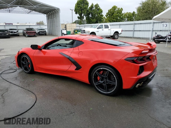 2021 Chevrolet Corvette 2LT with VIN 1G1YB2D47M5120059, listed as a Copart auction lot 78754273 with 20,419 mi miles. Bid and sale history available at carsss.com. Image 2.
