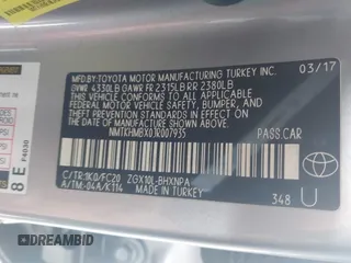 2018 Toyota C-HR XLE z VIN NMTKHMBX0JR007935, wystawiony jako IAAI lot #41805818 z przebiegiem 58 366 mil mil oraz . Historia ofert i sprzedaży dostępna na DreamBid. Obrazek 9.