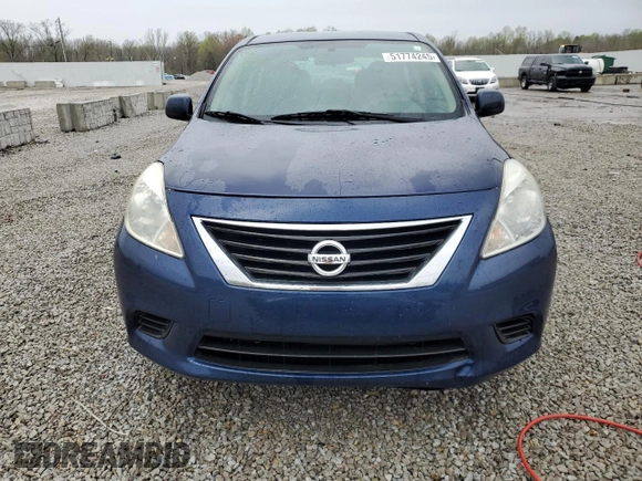 2012 Nissan Versa SL with VIN 3N1CN7AP6CL884278, listed as a Copart auction lot 51774245 with 163,084 mi miles and Salvage Title. Bid and sale history available at carsss.com. Image 5.