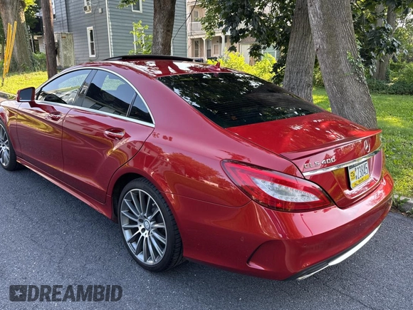2015 Mercedes-Benz CLS 400 with VIN WDDLJ6HB2FA145827, listed as a Copart auction lot 66033305 with 147,562 mi miles and Clean title. Bid and sale history available at DreamBid. Image 3.