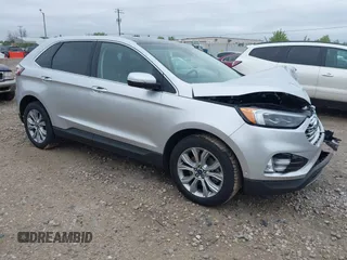 2019 Ford Edge Titanium with VIN 2FMPK4K99KBB56336, listed as a IAAI auction lot 42282600 with 52,422 mi miles and . Bid and sale history available at DreamBid. Image 1.