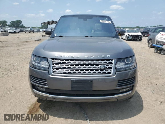 2016 Land Rover Range Rover HSE with VIN SALGS2VF7GA273001, listed as a Copart auction lot 59307705 with 120,691 mi miles and Clean title. Bid and sale history available at DreamBid. Image 5.
