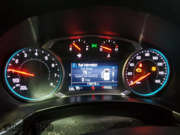 2019 Chevrolet Equinox LT with VIN 3GNAXKEV2KS539853, listed as a Copart auction lot 85092424 with 116,115 mi miles and Non Repairable. Bid and sale history available at carsss.com. Image 9.