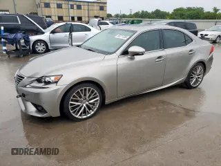 2016 Lexus IS 200t with VIN JTHBA1D22G5027509, listed as a Copart auction lot 60211255 with 59,309 mi miles and Salvage title. Bid and sale history available at DreamBid. Image 1.