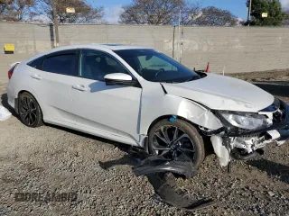 2019 Honda Civic Si z VIN 2HGFC1E58KH705530, wystawiony jako Copart lot #47321205 z przebiegiem 70 444 mil mil oraz Szkoda całkowita • Salvage title. Historia ofert i sprzedaży dostępna na DreamBid. Obrazek 4.