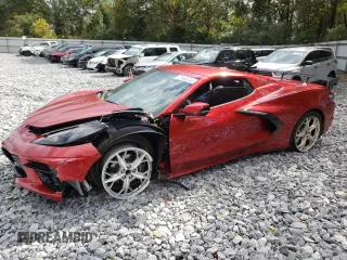 2021 Chevrolet Corvette 2LT with VIN 1G1YB3D40M5118529, listed as a Copart auction lot 72665243 with 10,208 mi miles. Bid and sale history available at carsss.com. Image 1.
