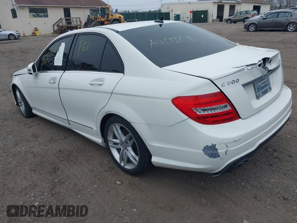 2012 Mercedes-Benz C-Class C 300 Sport with VIN WDDGF8BB2CF878126, listed as a IAAI auction lot 41927688 with 999,999 mi miles. Bid and sale history available at carsss.com. Image 3.