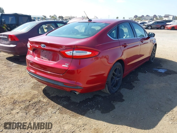 2016 Ford Fusion SE with VIN 3FA6P0HD8GR173231, listed as a IAAI auction lot 42105409 with 102,655 mi miles. Bid and sale history available at carsss.com. Image 4.