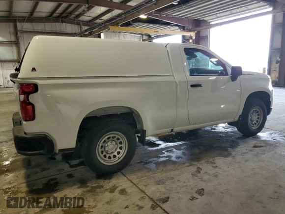 2023 Chevrolet Silverado 1500 Work Truck with VIN 3GCNAAEK3PG365233, listed as a Copart auction lot 51585885 with 124,297 mi miles and Clean Title. Bid and sale history available at DreamBid. Image 3.