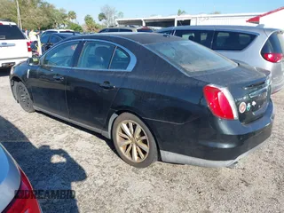 2009 Lincoln MKS with VIN 1LNHM94RX9G607947, listed as a IAAI auction lot 41644221 with 184,979 mi miles. Bid and sale history available at carsss.com. Image 3.