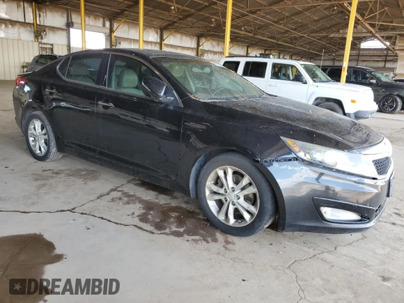 2013 Kia Optima EX z VIN 5XXGN4A75DG253693, wystawiony jako Copart lot #59227785 z przebiegiem 191 062 mil mil oraz Szkoda całkowita • Salvage title. Historia ofert i sprzedaży dostępna na DreamBid. Obrazek 4.