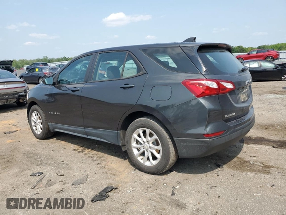2020 Chevrolet Equinox LS z VIN 3GNAXHEV1LS514852, wystawiony jako Copart lot #58437115 z przebiegiem 67 470 mil mil oraz Szkoda całkowita • Salvage title. Historia ofert i sprzedaży dostępna na DreamBid. Obrazek 2.