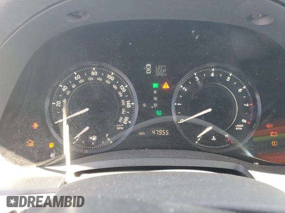 2010 Lexus IS 250 C with VIN JTHFF2C28A2513695, listed as a Copart auction lot 53727825 with 47,955 mi miles and Salvage title. Bid and sale history available at DreamBid. Image 9.