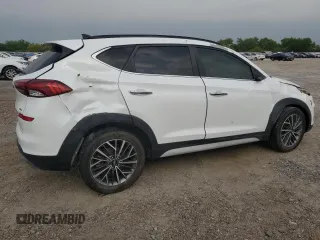 2019 Hyundai Tucson Ultimate with VIN KM8J3CAL9KU038727, listed as a Copart auction lot 52096835 with 0 mi miles and Salvage Title. Bid and sale history available at carsss.com. Image 3.