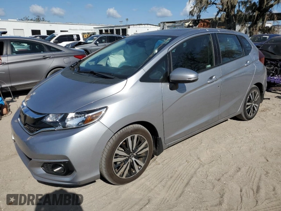 2019 Honda Fit EX-L z VIN 3HGGK5H07KM721878, wystawiony jako Copart lot #80181164 z przebiegiem 21 624 mil mil oraz Nie do naprawy • Non repairable. Historia ofert i sprzedaży dostępna na DreamBid. Obrazek 1.