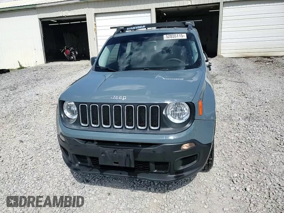 2017 Jeep Renegade Sport with VIN ZACCJBAB1HPG23090, listed as a Copart auction lot 52855115 with 72,821 mi miles and Salvage Title. Bid and sale history available at carsss.com. Image 14.