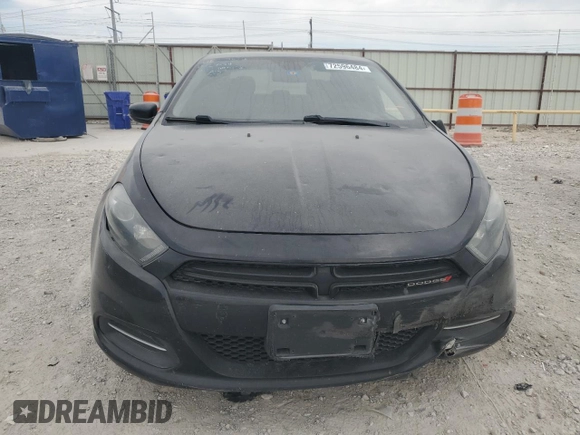 2016 Dodge Dart SE with VIN 1C3CDFAA3GD712361, listed as a Copart auction lot 72596484 with 88,081 mi miles and Salvage Title. Bid and sale history available at carsss.com. Image 5.