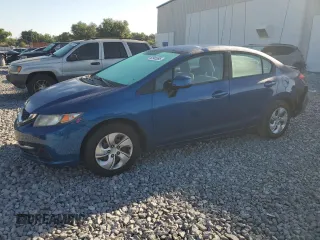 2013 Honda Civic LX with VIN 19XFB2F59DE040948, listed as a Copart auction lot 52845595 with 75,685 mi miles and Non Repairable. Bid and sale history available at DreamBid. Image 1.