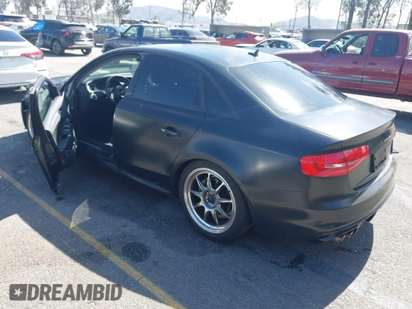 2016 Audi A4 Premium with VIN WAUAFAFL0GN016185, listed as a IAAI auction lot 41691573 with 81,501 mi miles. Bid and sale history available at carsss.com. Image 3.