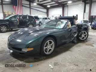 2000 Chevrolet Corvette with VIN 1G1YY32GXY5115199, listed as a Copart auction lot 76101994 with 44,053 mi miles and Salvage Title. Bid and sale history available at carsss.com. Image 1.