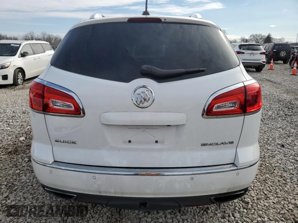 2017 Buick Enclave Leather with VIN 5GAKRBKD0HJ325295, listed as a Copart auction lot 47008875 with 144,846 mi miles and Salvage Title. Bid and sale history available at DreamBid. Image 6.