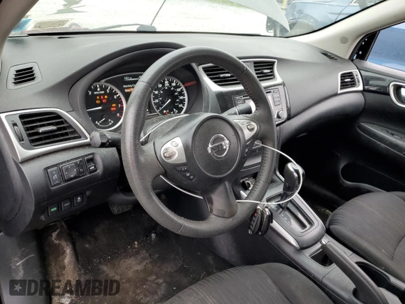2017 Nissan Sentra SV with VIN 3N1AB7APXHL685502, listed as a Copart auction lot 55575195 with 119,595 mi miles and Salvage Title. Bid and sale history available at carsss.com. Image 8.