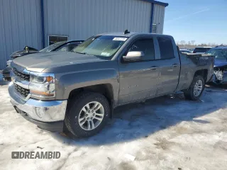 2017 Chevrolet Silverado 1500 LT with VIN 1GCVKREC7HZ193021, listed as a Copart auction lot 48047275 with 107,429 mi miles and Salvage Title. Bid and sale history available at DreamBid. Image 1.