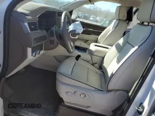 2023 GMC Yukon XL Denali with VIN 1GKS2JKL4PR349768, listed as a Copart auction lot 46332795 with 11,577 mi miles and Salvage Title. Bid and sale history available at DreamBid. Image 7.