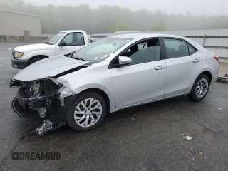 2019 Toyota Corolla L with VIN 2T1BURHE5KC184037, listed as a Copart auction lot 55507975 with 106,839 mi miles and Salvage title. Bid and sale history available at DreamBid. Image 1.