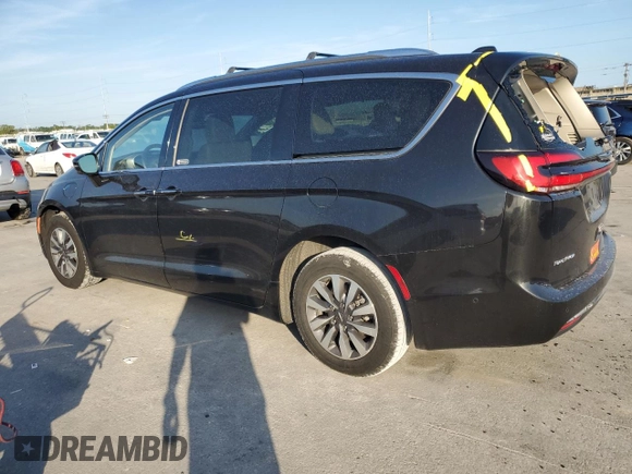 2021 Chrysler Pacifica Hybrid Touring L with VIN 2C4RC1L76MR578340, listed as a Copart auction lot 54748445 with 137,390 mi miles and Salvage title. Bid and sale history available at DreamBid. Image 2.
